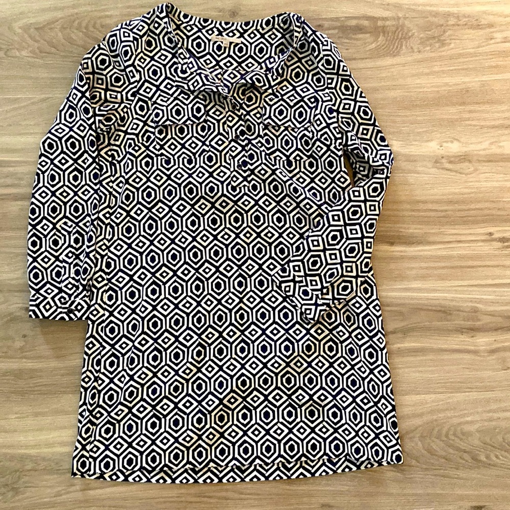 Black & White Patterned Dress